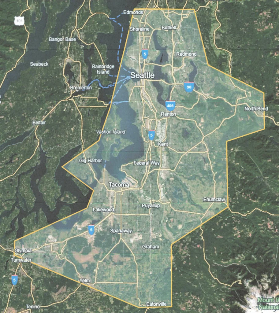 Mist'er Rain Service Map